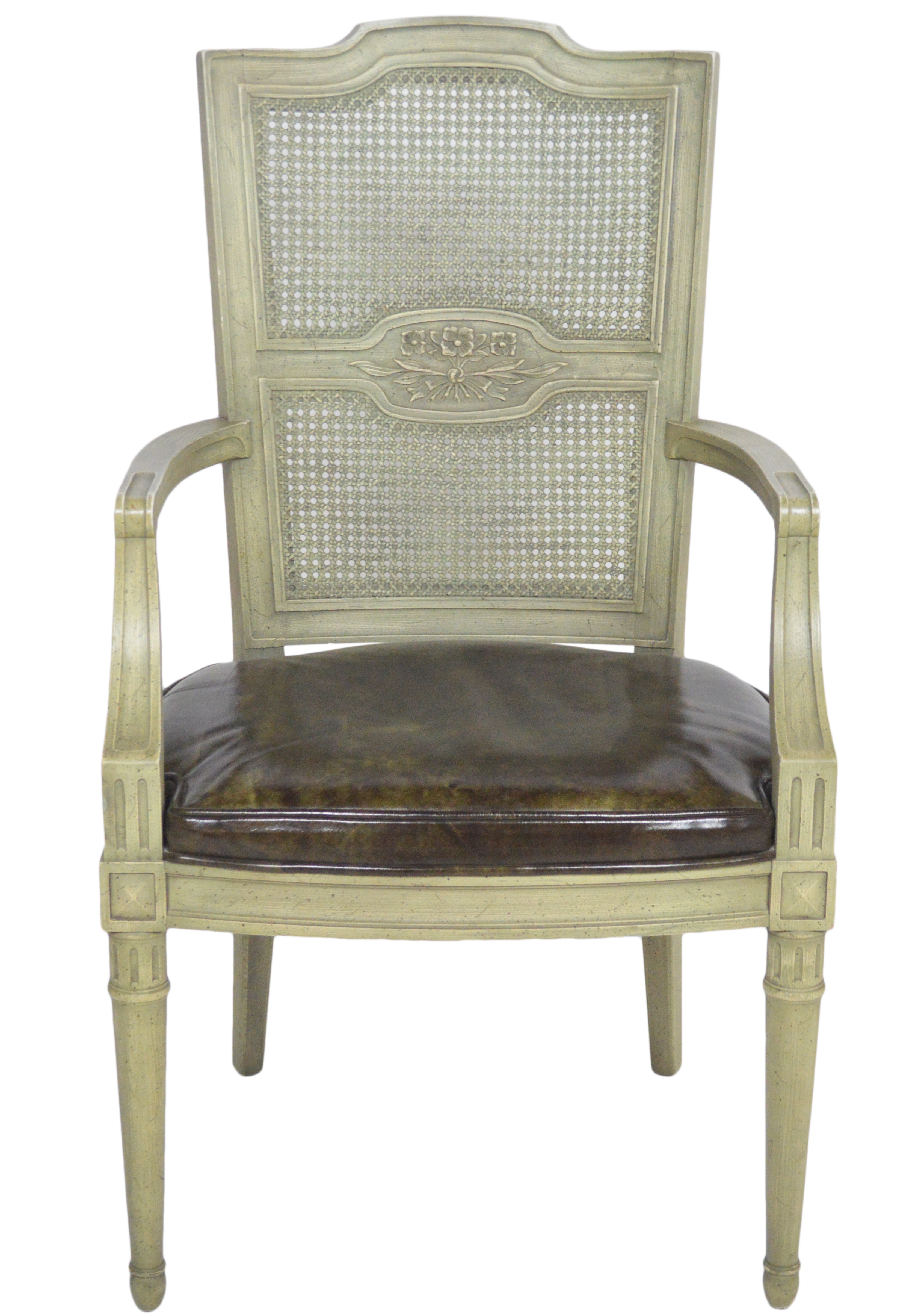 French Provincial Style Leather Dining Chairs EBTH